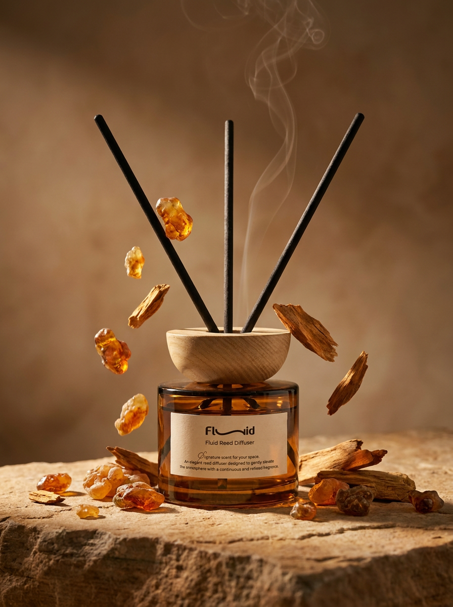 Golden Amber Reed Diffuser – 125 ml